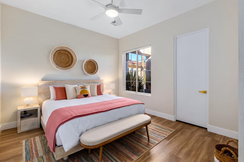 Comfortable guest bedrooms