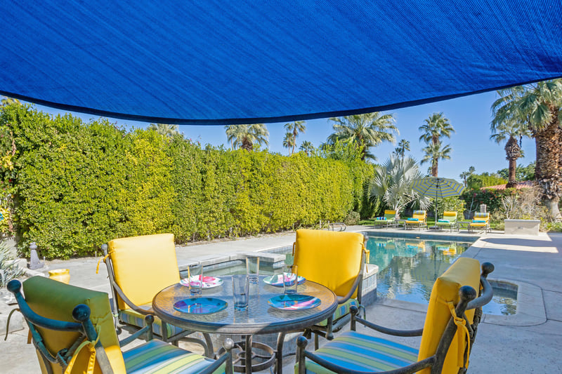 Enjoy a barbeque by the pool