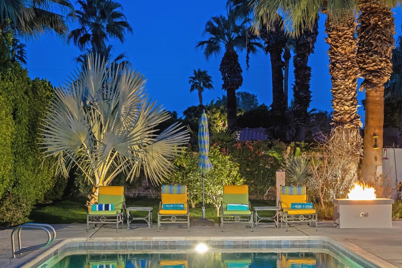 Enjoy your evenings poolside