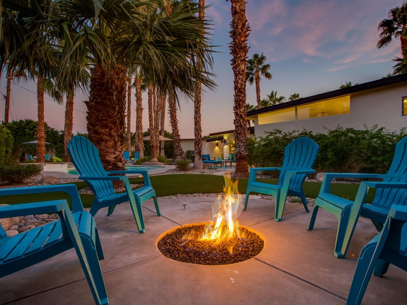 Enjoy the fire pit by the pool
