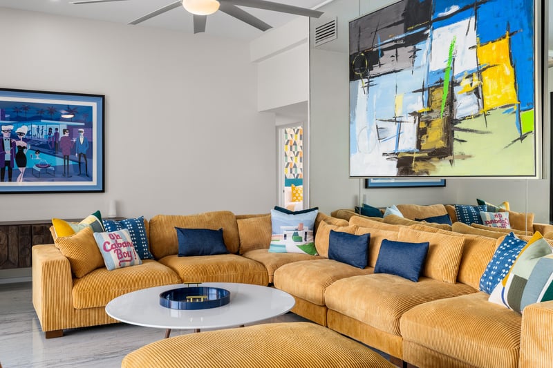 Comfy, gorgeous living room furniture