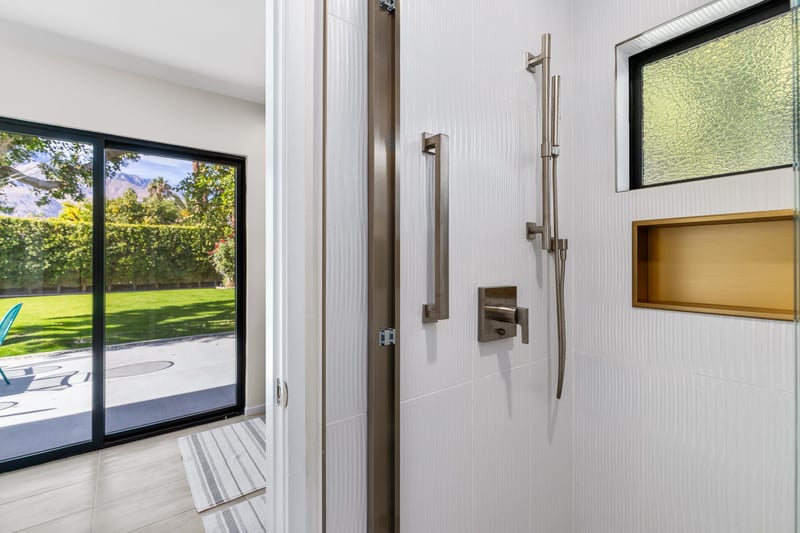 Gorgeous modern shower in the Primary Bath
