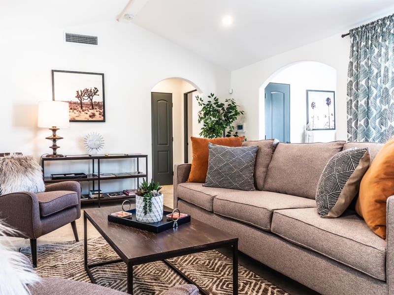 Enjoy a spacious entertainment area