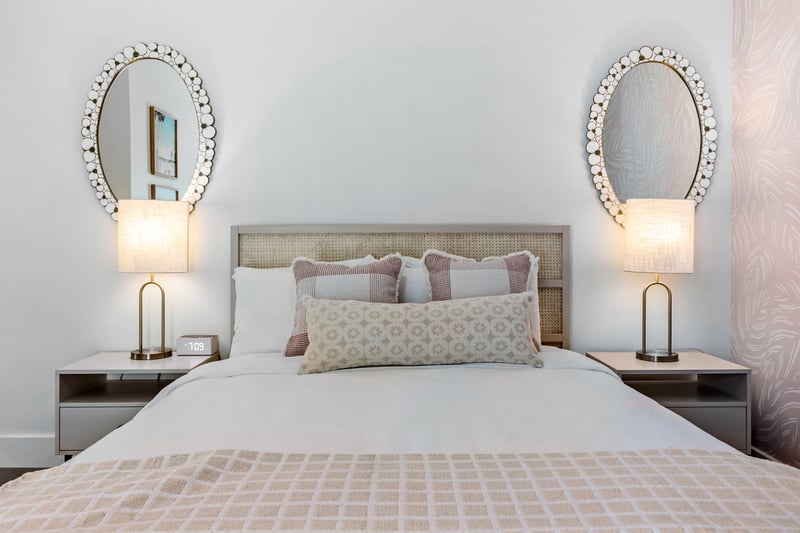 Comfortable guest bedroom