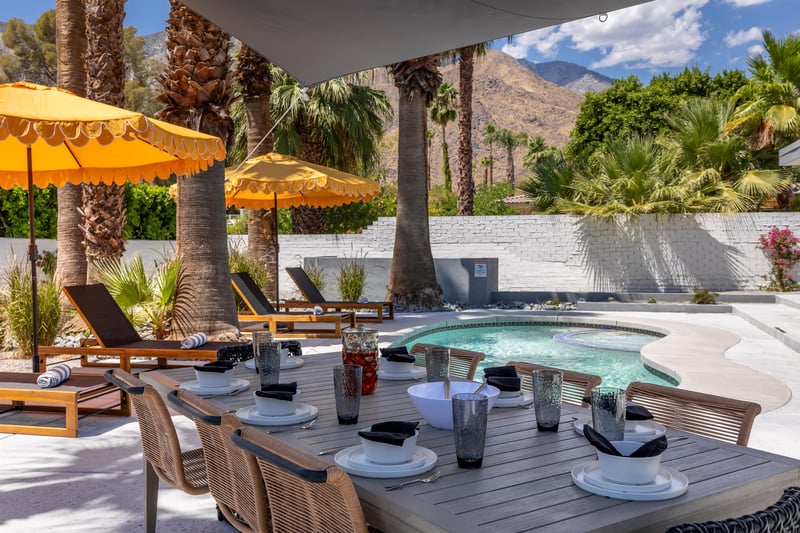 Covered outdoor dining