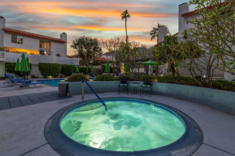 Gorgeous sunsets from the Spa