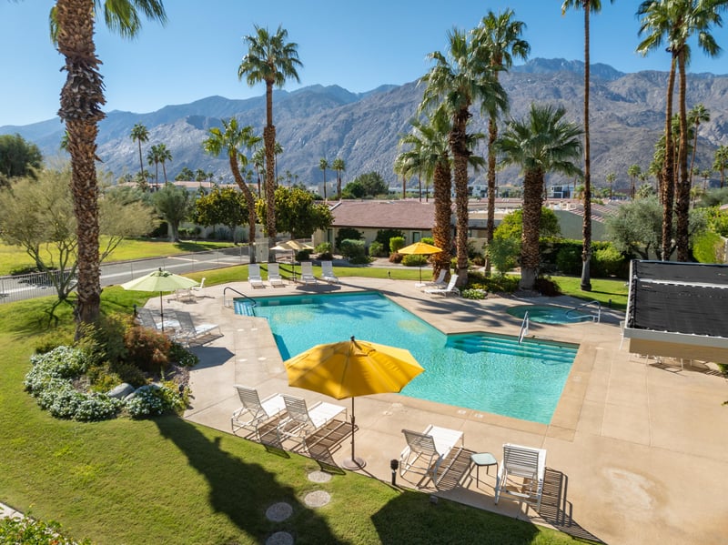 Take a dip in the pool and enjoy your sunny day