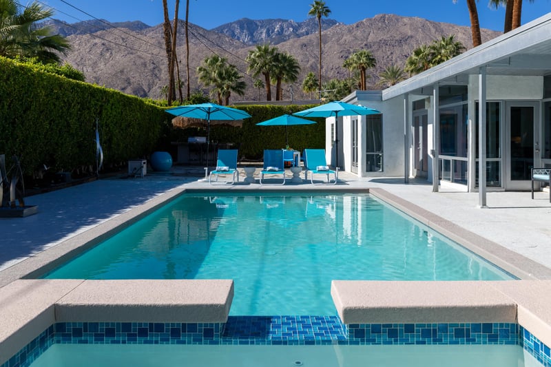 Enjoy breathtaking mountain views from the Pool