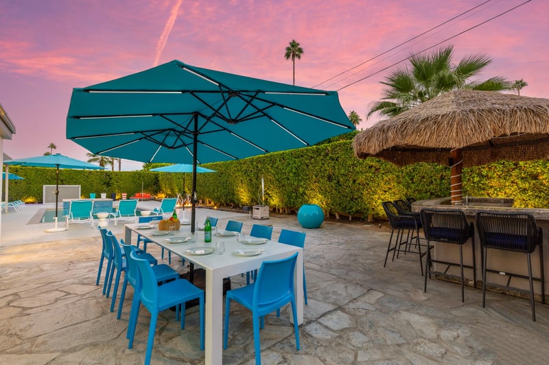 Enjoy a meal outdoors