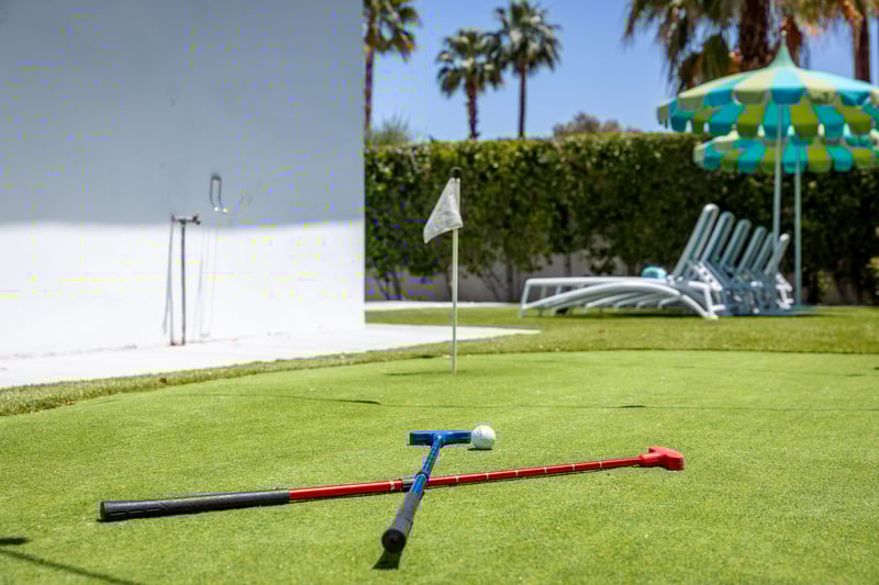 Play a round of mini golf