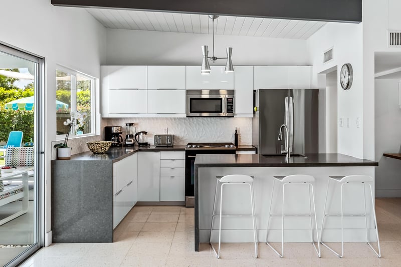 Pull up a seat at the breakfast bar