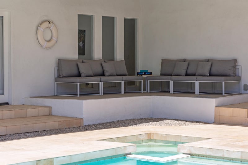 Gorgeous poolside amenities