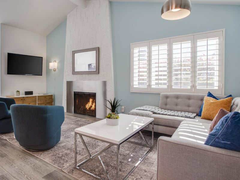 Get Cozy on the big couch