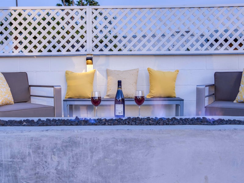 The perfect spot for a glass of wine