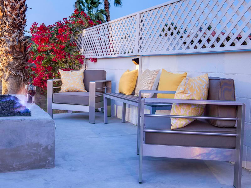 Plenty of outdoor spaces to relax