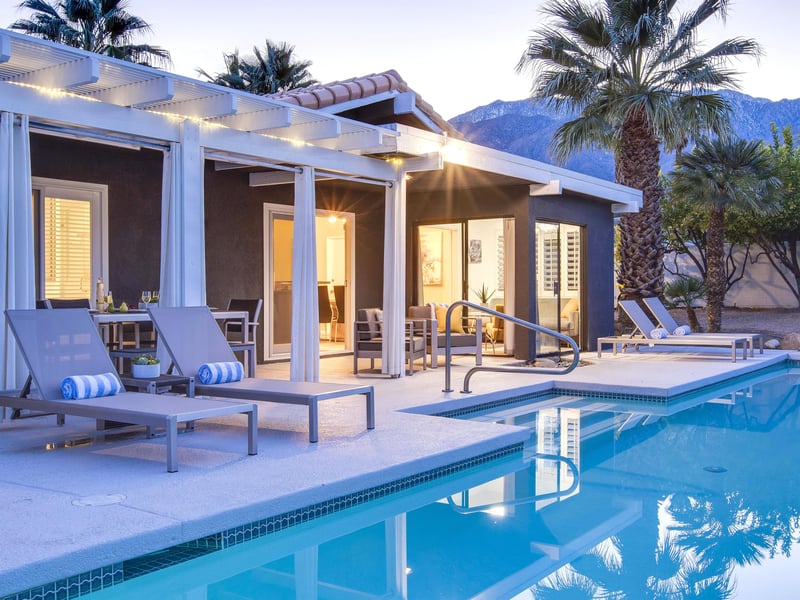 Dive into the pool at any time of the day or night