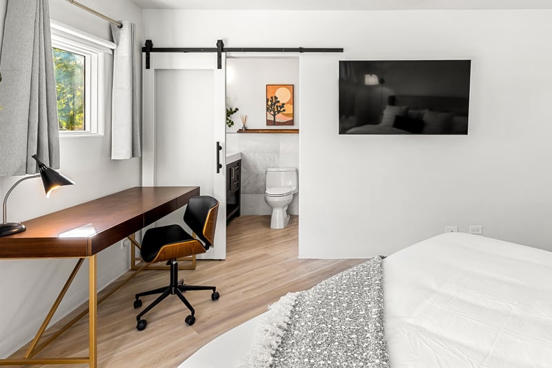 Beautiful guest bedroom