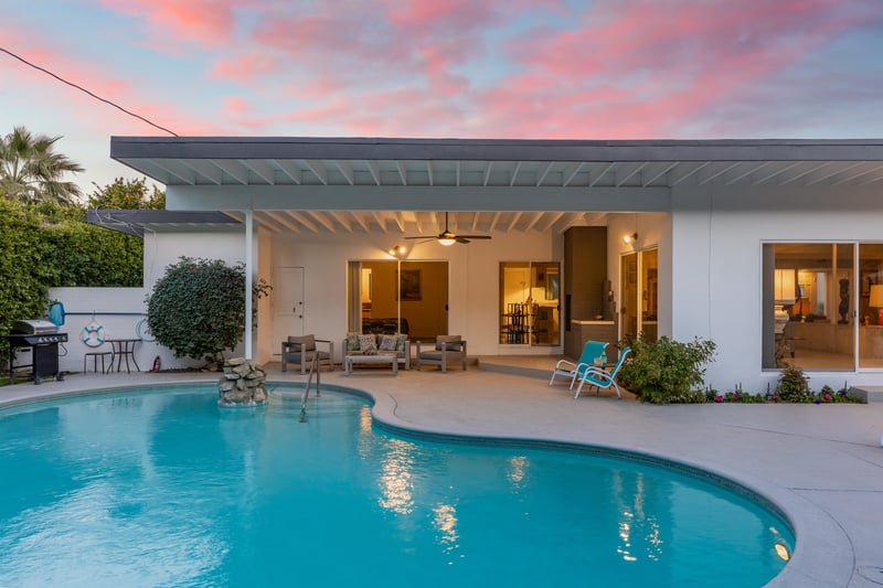 Go for a sunset swim