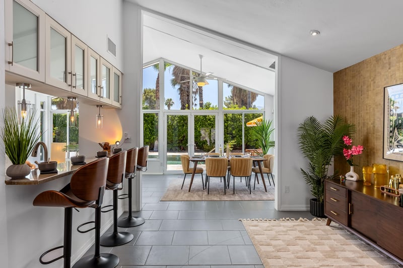 Open concept living space