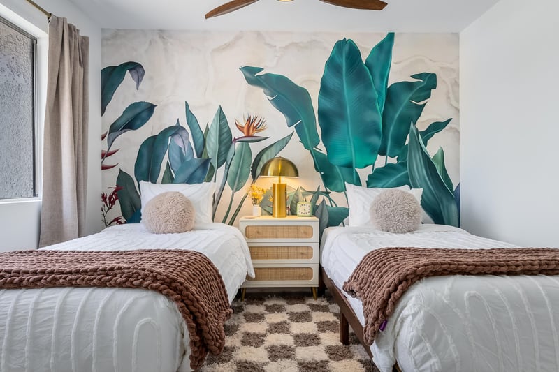 Relaxing guest bedroom