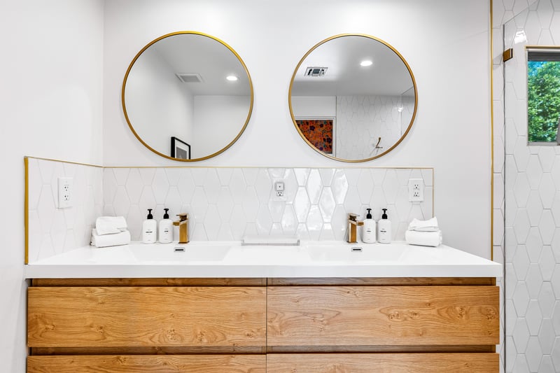 Double Bathroom Sink