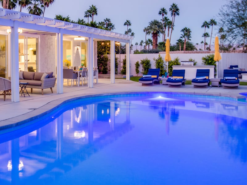 An Evening Splash in the Pool