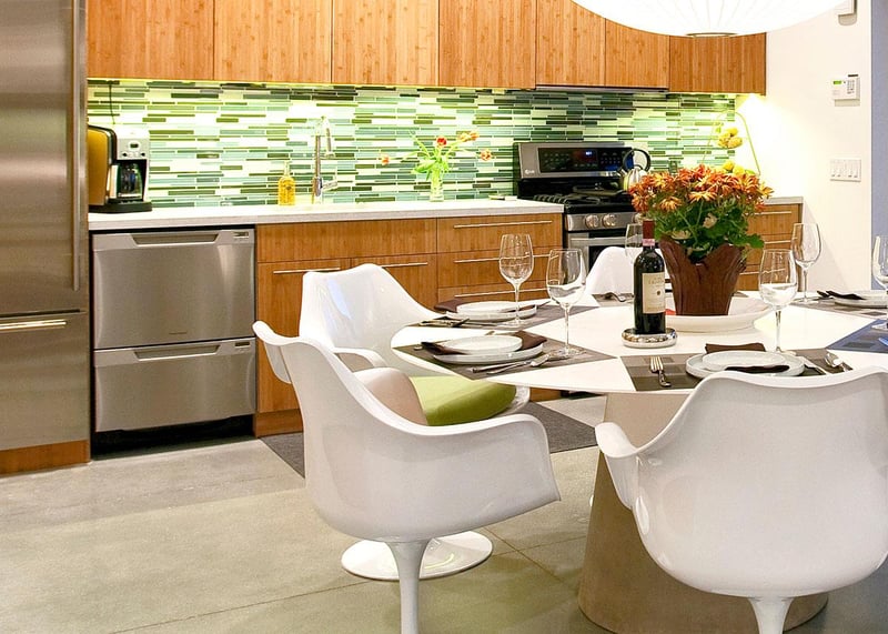 Fully stocked kitchen