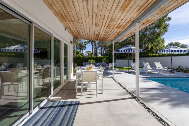 Covered lounge areas