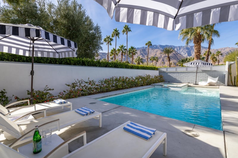 Take a nap or read a book poolside