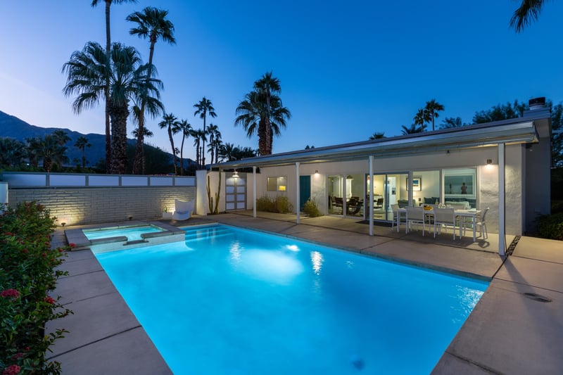 Take a swim and enjoy evenings in Palm Springs