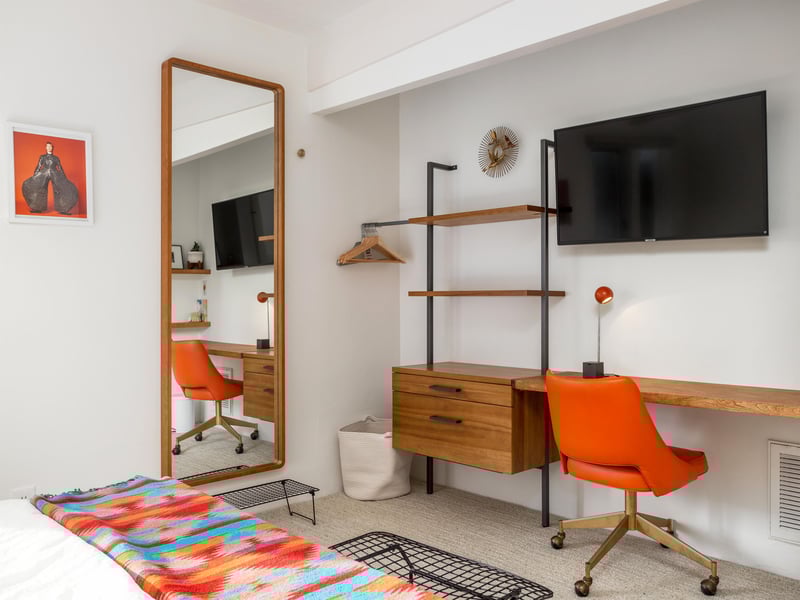 Flat screen TVs for relaxing movie nights