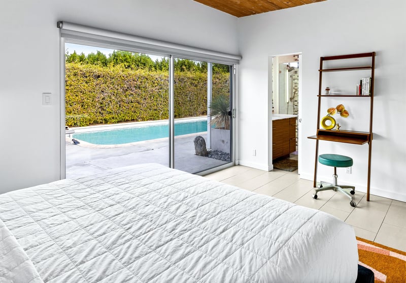 Easy access to the patio