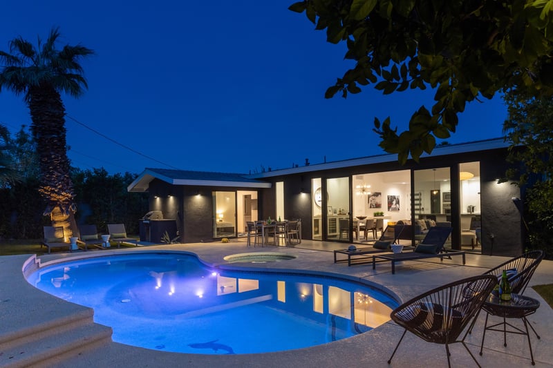 Enjoy your evenings poolside