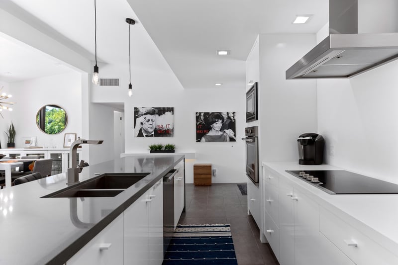 Enjoy cooking together around the beautiful kitchen