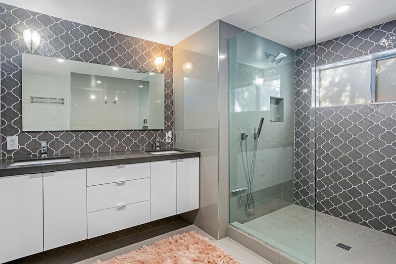 Elegant guest bathroom