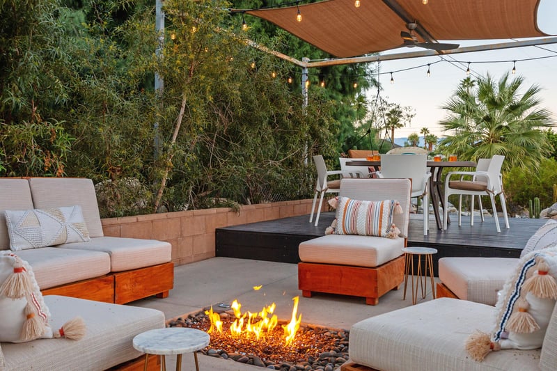 Catch up with old friends around the firepit