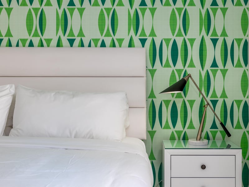 Gorgeous wallpaper in every room