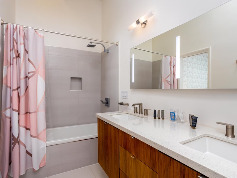 Gorgeous spalike bathrooms