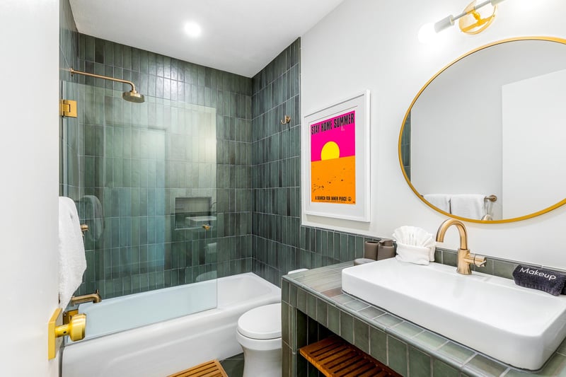 Beautiful guest bathroom