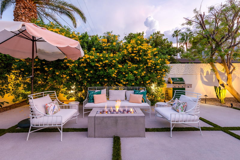 Catch up with friends around the fire