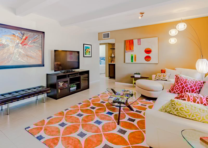 Flat screen TVs for relaxing movie nights