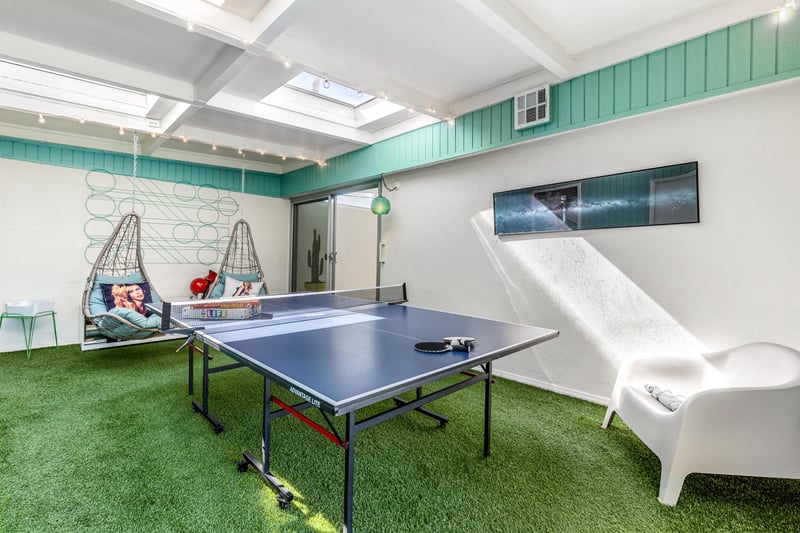 The games room perfect for the whole family