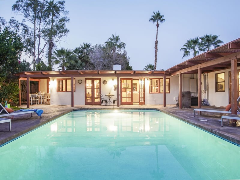 Enjoy beautiful desert sunsets