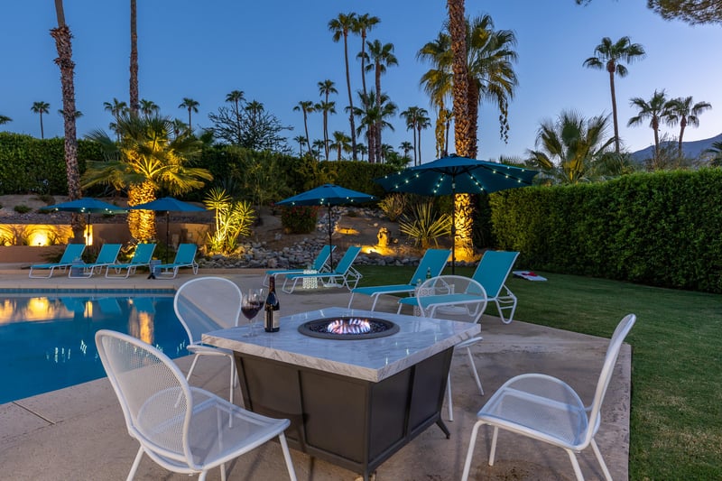 Relax around the firepit