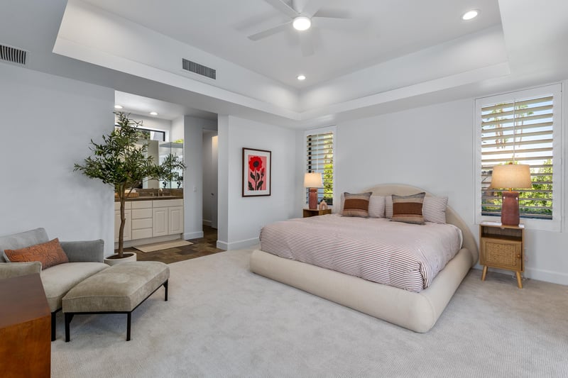 Restful guest bedroom