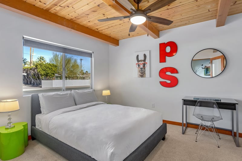 Beautifully decorated bedrooms