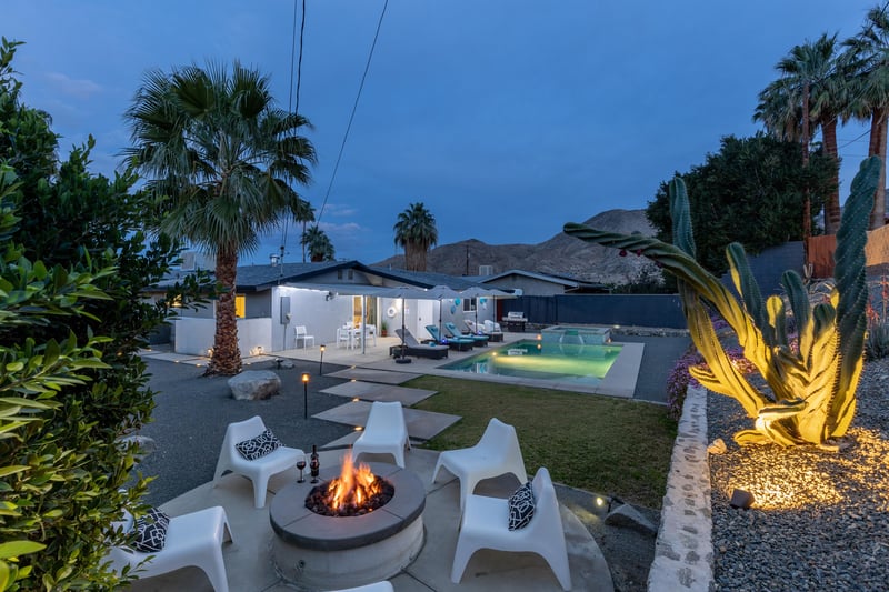 Spend your evenings around the fire