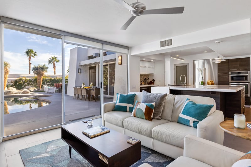 Wall to ceiling windows make you feel like youre outdoors