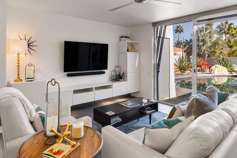 Watch a little TV while the Chef is cooking