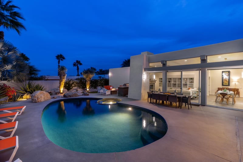 Gorgeous landscaping and exterior lighting